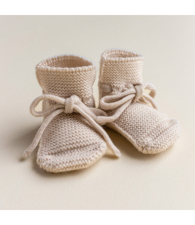 hvid Hvid booties cream 0-9M