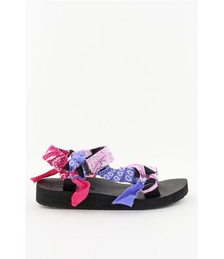 Arizona Love Arizona Love bandana sandals multi mix pink