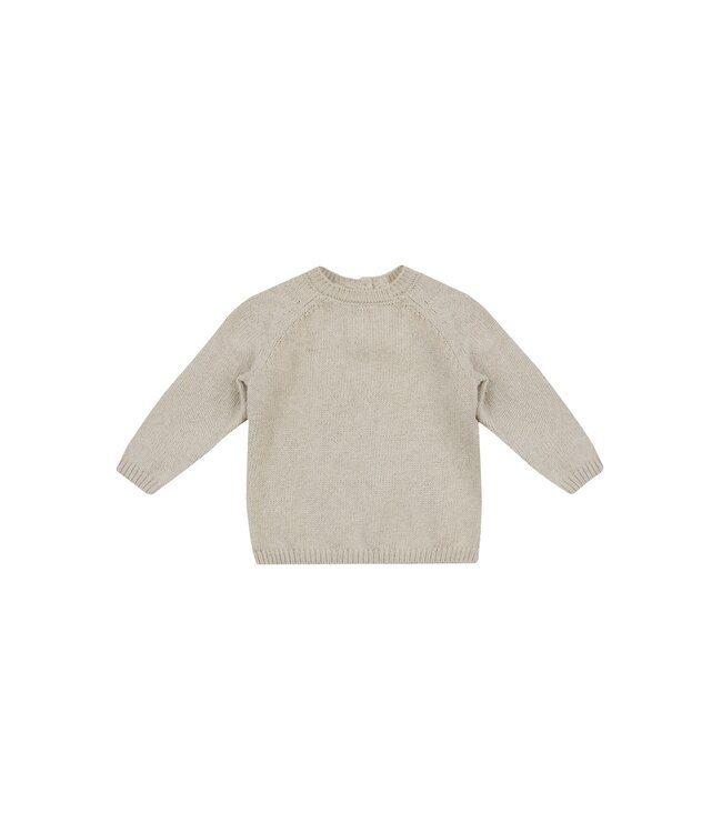 Quincy mae Quincy Mae knit sweater heathered ash