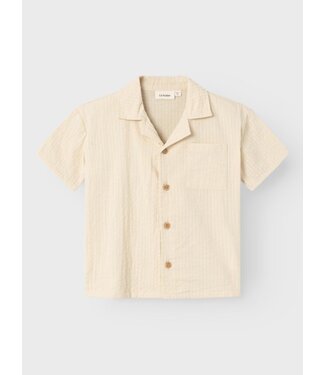 Lil 'Atelier Lil 'Atelier homan loose shirt bleached sand