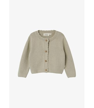 Lil 'Atelier Lil 'Atelier fie knit cardigan moss gray