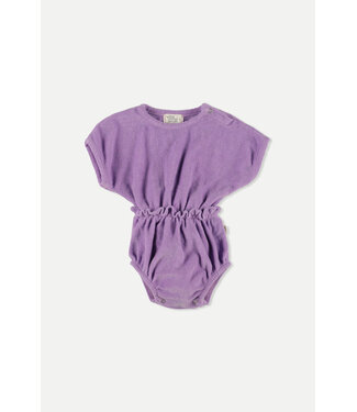 My Little Cozmo My little cozmo baby gianna playsuit toweling purple