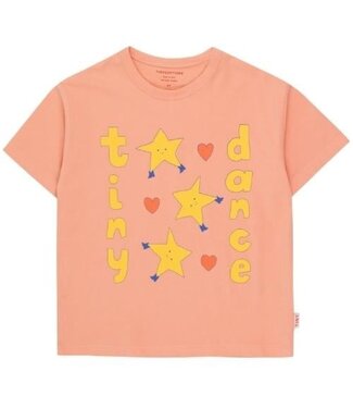 Tiny Cottons Tiny Cottons tiny dance tee papaya