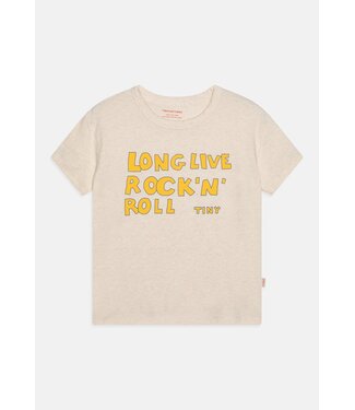 Tiny Cottons Tiny Cottons rock 'n'roll tee light cream heather