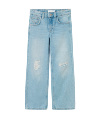 name it Name it rose wide jeans distressed wide