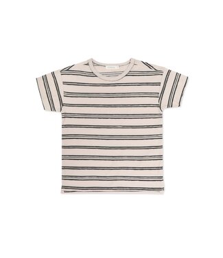 Phil & Phae Phil & Phae oversized tee textured stripe shell