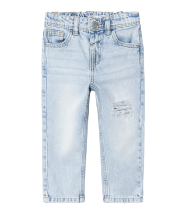 name it Name it silas tapered jeans light blue denim