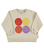 Piupiuchick sweater mulitcolor circles ecru