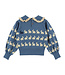 Emile Et Ida pullover lapin bleu