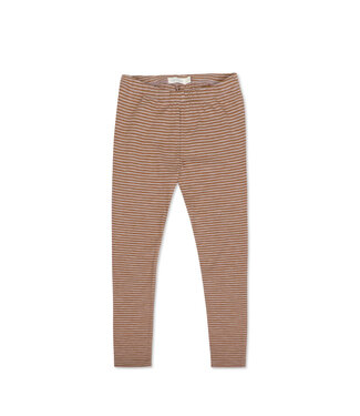 Phil & Phae baby leggings stripes sepia brown