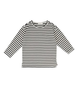 Phil & Phae baby oversized longsleeve stripes graphite