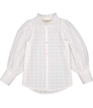 MarMar Copenhagen tribeca shirt hearts white