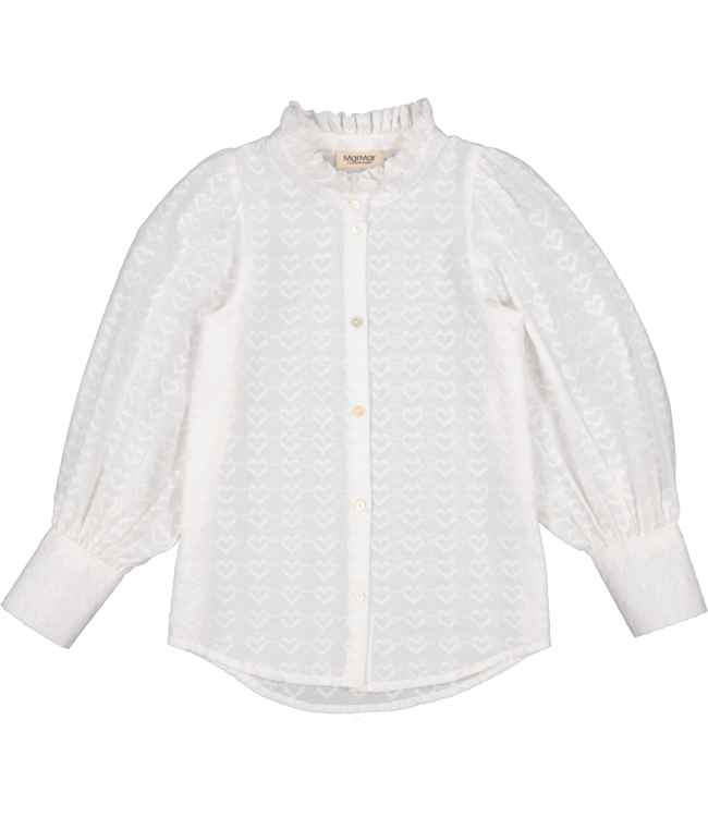 MarMar Copenhagen tribeca shirt hearts white