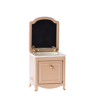 Maileg Maileg sink dresser w. mirror dark powder