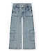 Homage farrah wide leg cargo jeans vintage blue