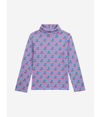 Bobo Choses d2 turtleneck cherry all over purple