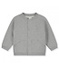 Gray label baseball cardigan grey melange