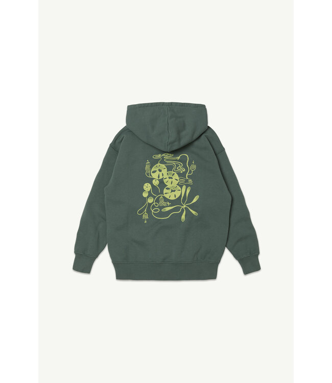 Main Story hoodie balsam green fleece