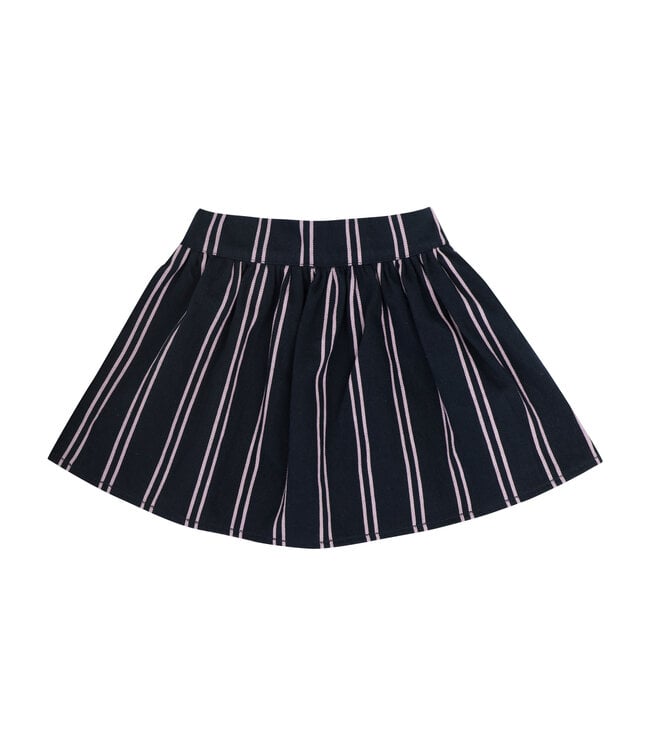 Jenest sara skirt dark grey violet pink stripe