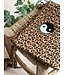 Flat pouch leopard