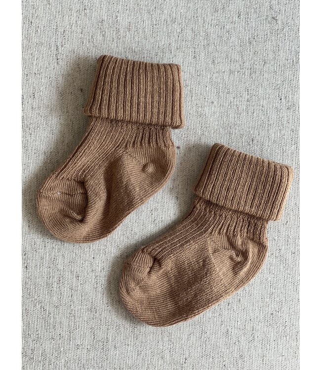 Socks rib cotton  apple cinnamon