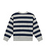 Charlie Petite jackson sweater grey/indigo stripe