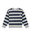 Charlie Petite jackson sweater grey/indigo stripe