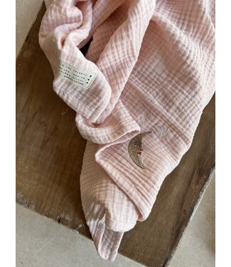 Atelier Pomme Sweet sheet crib pinky promise 80 x 100 cm
