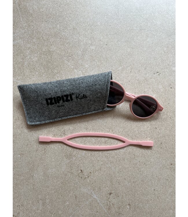 Izipizi Zonnebril 0-9M #D pastel pink