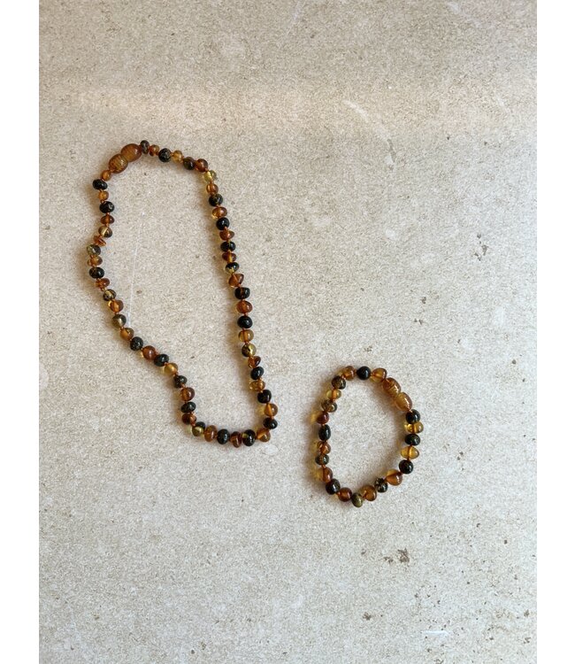 Barnsteen ketting baby amethyst 32cm