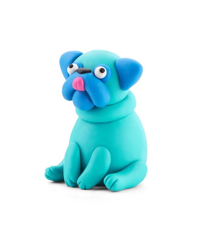 Hey Clay dog pug