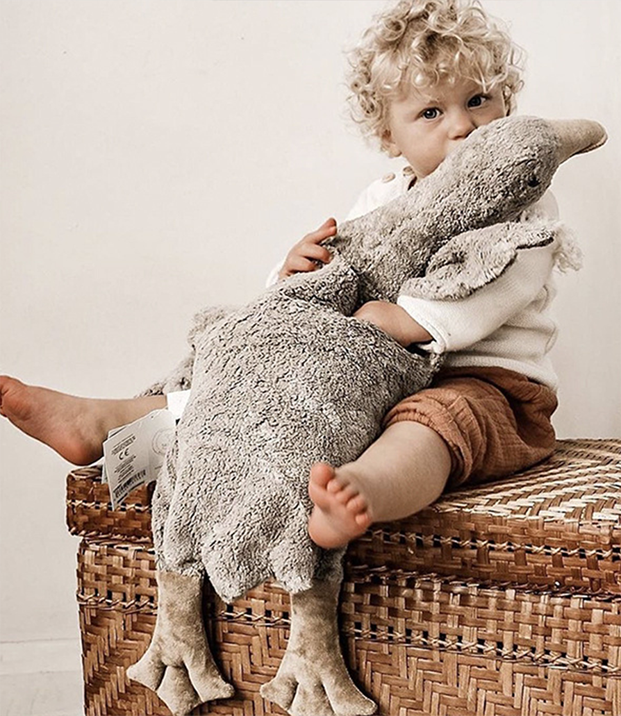 Senger Naturwelt cuddly animal goose large grey - Wonder for
