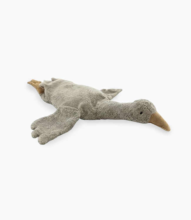Cuddly animal goose large grey