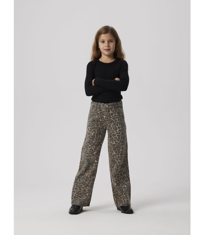 Rose wide pants Leo washed down