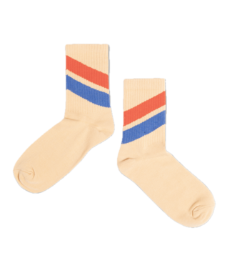 Repose Ams Sport Socks Sand Stripe