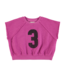 Sweater Sleeveless Fuchsia with print