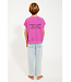 Sweater Sleeveless Fuchsia with print