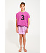 Sweater Sleeveless Fuchsia with print
