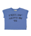Shirt Blue with print