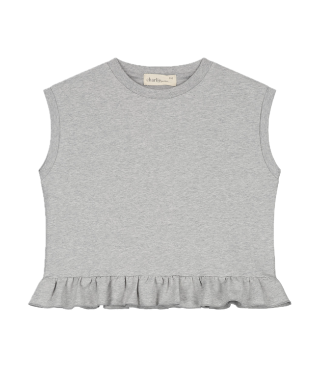 Izabelle Top Grey Melange