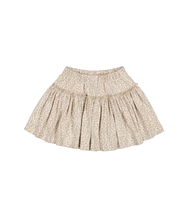 Leo Sylvia Skirt Beige Leopard