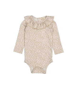 MarMar Copenhagen Leo Berta Romper Beige Leopard