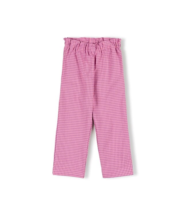 Ril Pants Purple Checkered