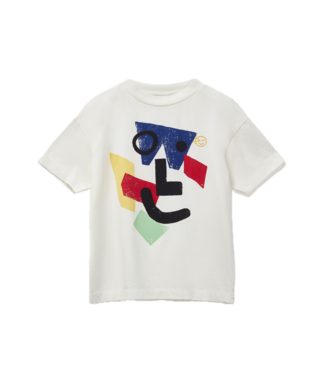 Wynken Amazed Face Tee T-Shirt Ecru