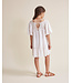 Boho Combi Dress Ivory