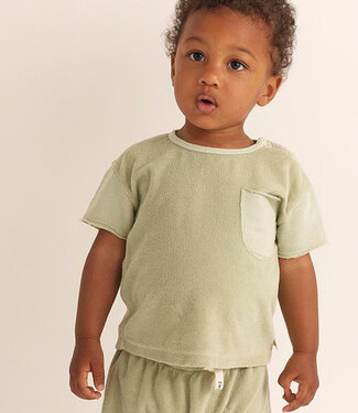 My Little Cozmo Nuc Toweling Baby T-Shirt Tender Green