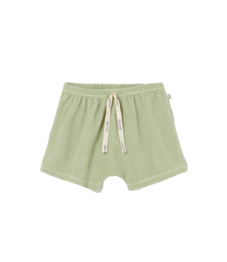 My Little Cozmo Asier Toweling Baby Short Tender Green