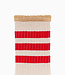 Sokken Byor Stipe Red