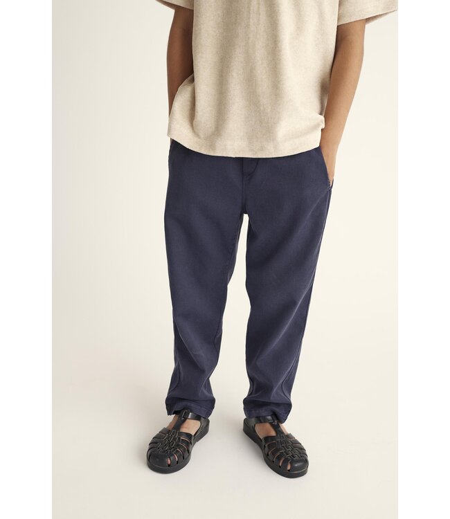 Fabio Light Twill Pants Navy
