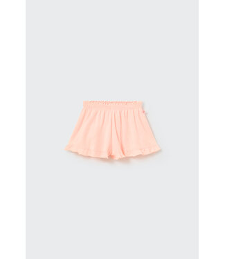 My Little Cozmo Louise Toweling Ruffle Short Neon Coral